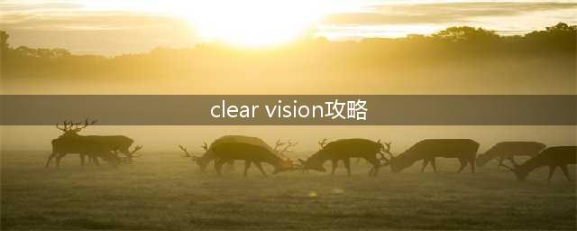 Clear Vision2：全面攻略指南(clear vision攻略)