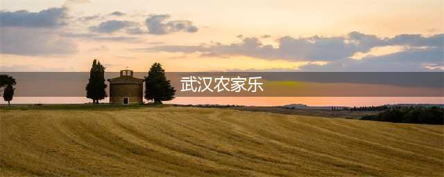 武汉农家乐推荐，体验不一样的乡村生活