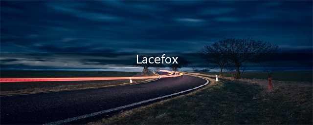 Lacefox(一个神秘而迷人的名字)