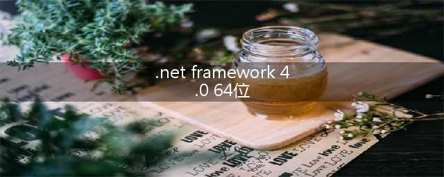 64位系统下的.NET Framework 4.0(.net framework 4.0 64位)