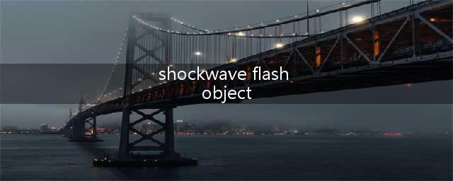 shockwave flash object是什么可以删吗会有影响吗(shockwave flash object)