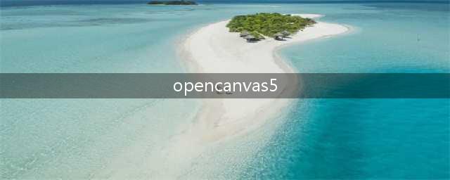 opencanvas如何使用最好有详细教程(opencanvas5)
