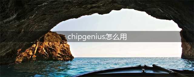 chipgenius是什么意思(chipgenius怎么用)