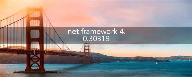 .NET框架4.0.30319(net framework 4.0.30319)