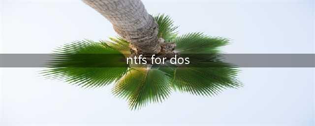 急NTFS for DOS怎么用(ntfs for dos)