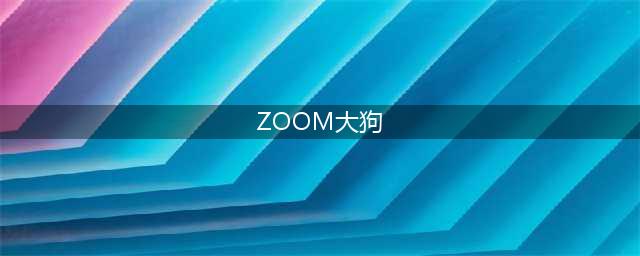 Zoom开发出狗狗版,欢迎领养！(ZOOM大狗)