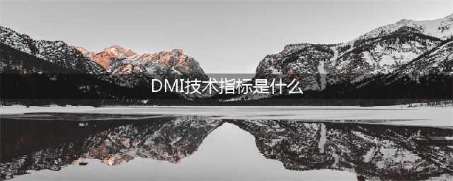 DMI技术指标是什么