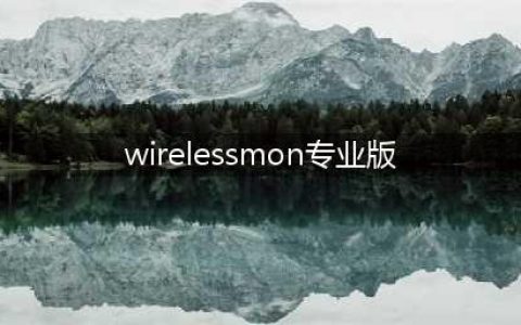 隐藏SSID的网络怎么连接手机(wirelessmon专业版)