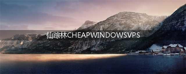廉价的Windows VPS服务——仙踪林(仙踪林CHEAPWINDOWSVPS)