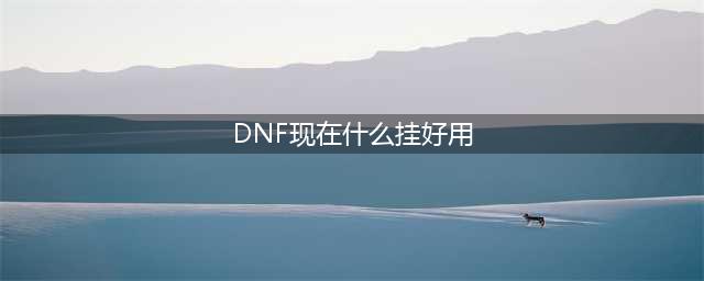 DNF现今最佳挂机方法(DNF现在什么挂好用)