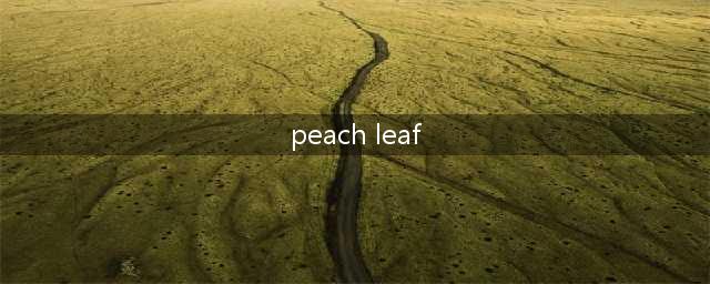 求图片出处(peach leaf)