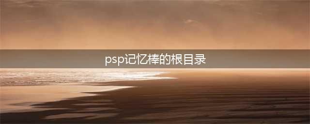 什么是PSP记忆棒的根目录急快(psp记忆棒的根目录)