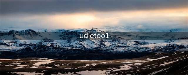 怎么使用Udietoo(udietoo1)