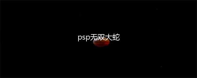 PSP版《无双大蛇》游戏攻略(psp无双大蛇)