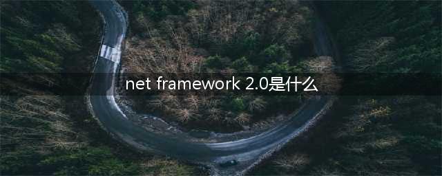 net framework20是什么东西(net framework 2.0是什么)