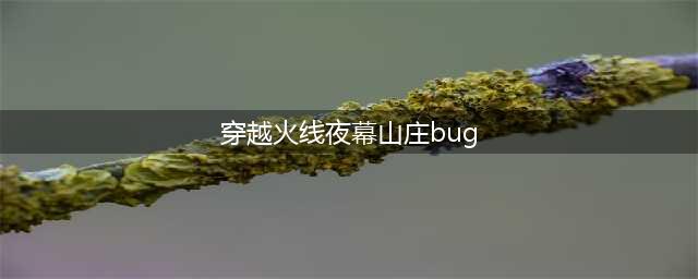 cf端游新夜幕山庄(手游cf夜幕山庄bug视频)