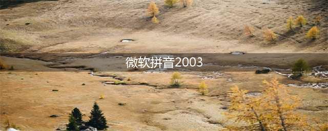 微软拼音2003改版,中文输入更智能(微软拼音2003)