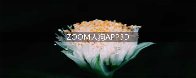 Zoom会议疫情神器：人狗视频疗愈心灵(ZOOM人狗APP3D)