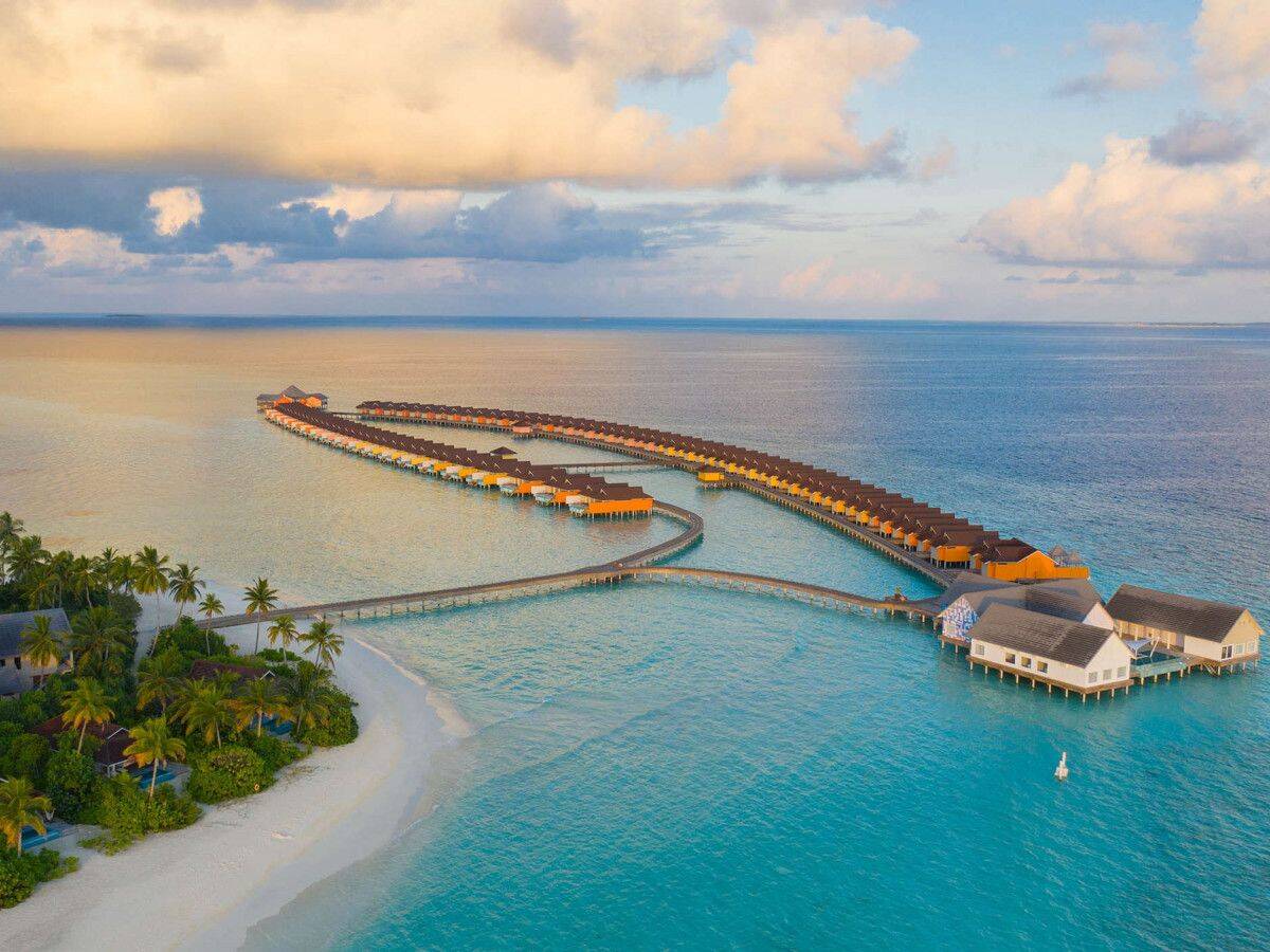 马尔代夫极乐岛游记（海水沙滩和阳光的完美组合）