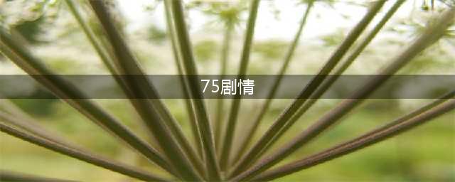 梦幻西游75隐藏剧情攻略大揭秘(75剧情)